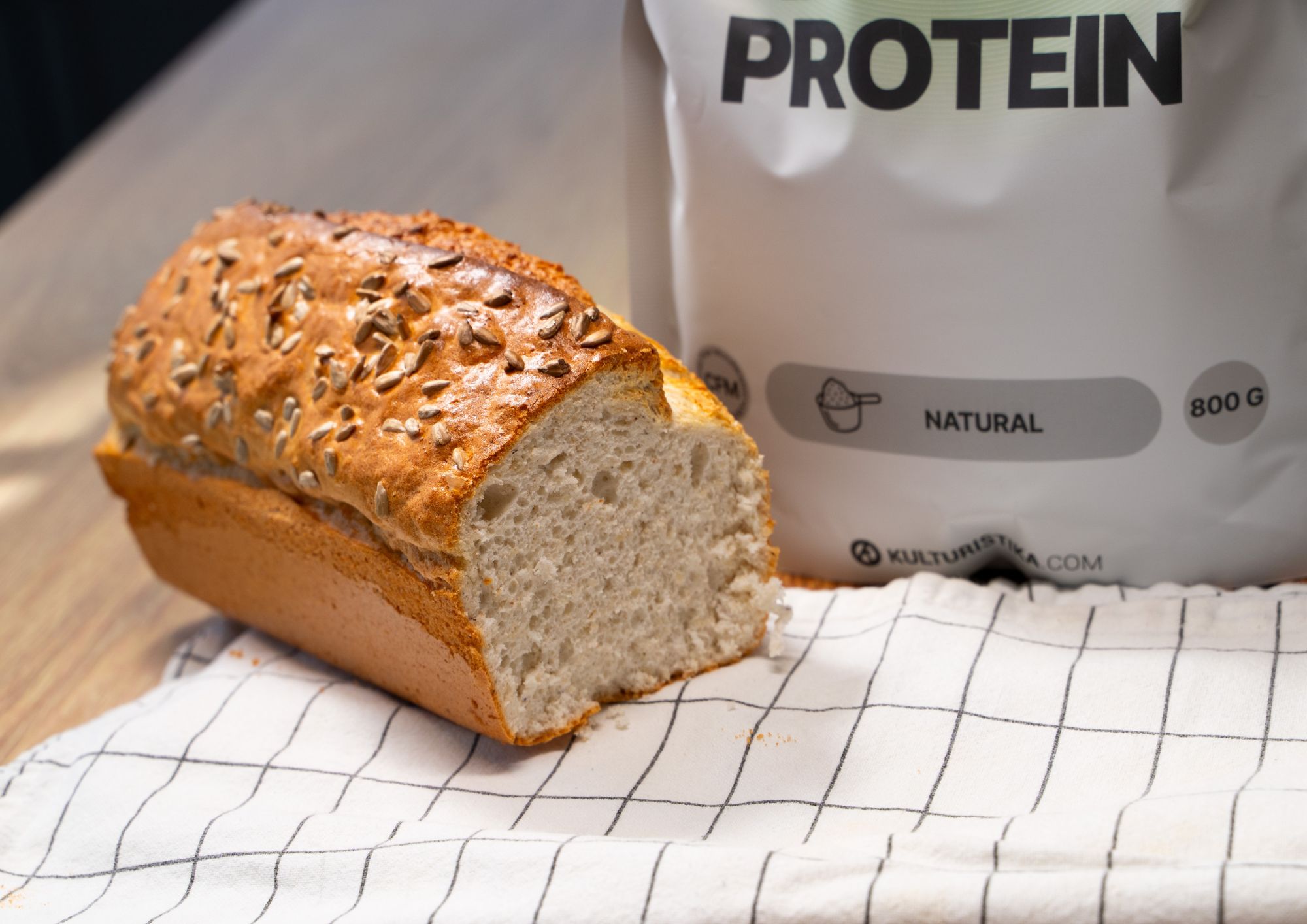 Domácí proteinový chléb